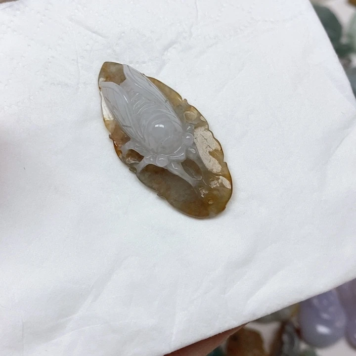 忆***梦翡翠未镶嵌颈饰天然缅甸翡翠