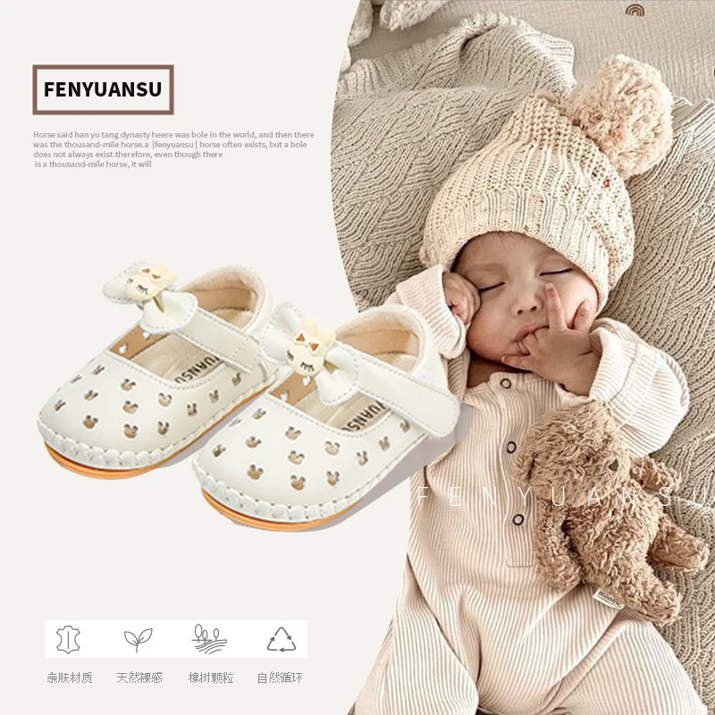 夏季婴幼儿凉鞋镂空透气软底婴儿学步鞋宝宝鞋子一岁女宝宝公主鞋