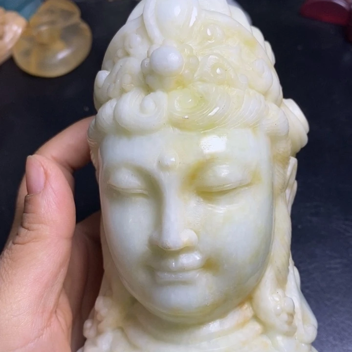 吊坠白玉菩提精品白玉