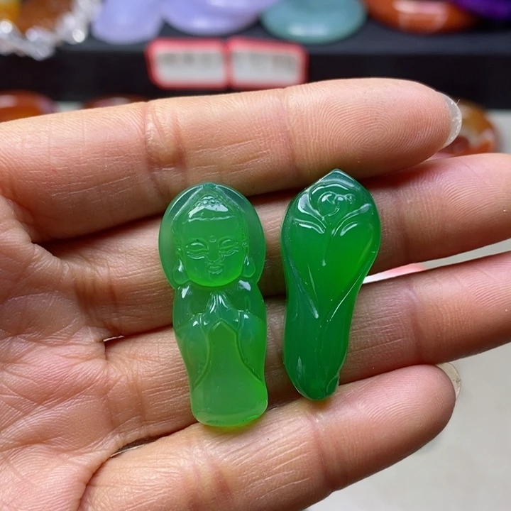 玛瑙/玉髓吊坠(不含链)未镶嵌汏****牙