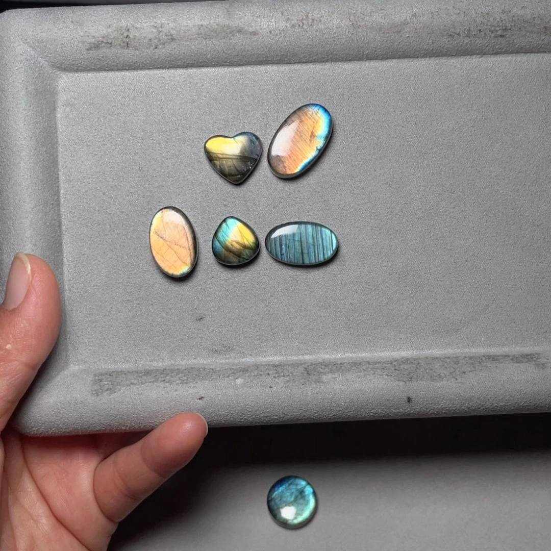 不***王颈饰长石银S925镶嵌