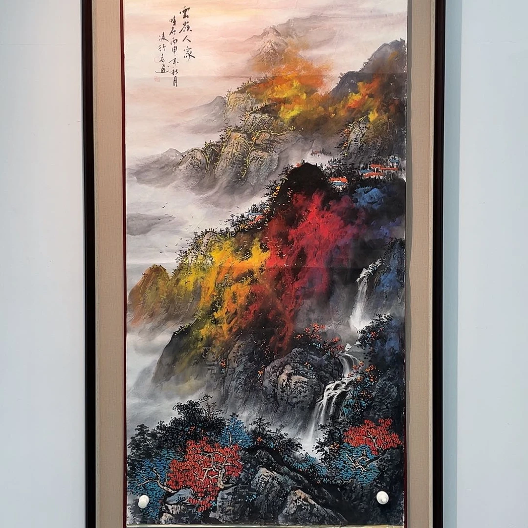 国画凌行志老师手绘精品国画