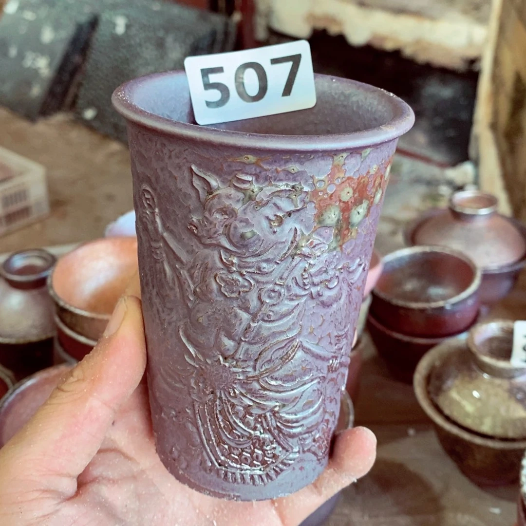 柴烧茶具陶瓷杯子