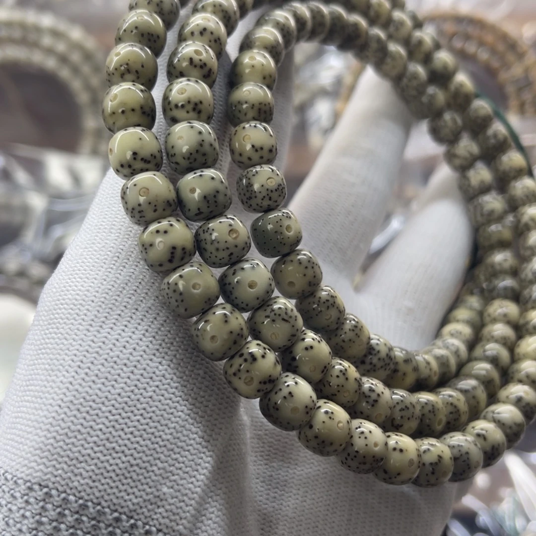 星月菩提吊坠月留白长串