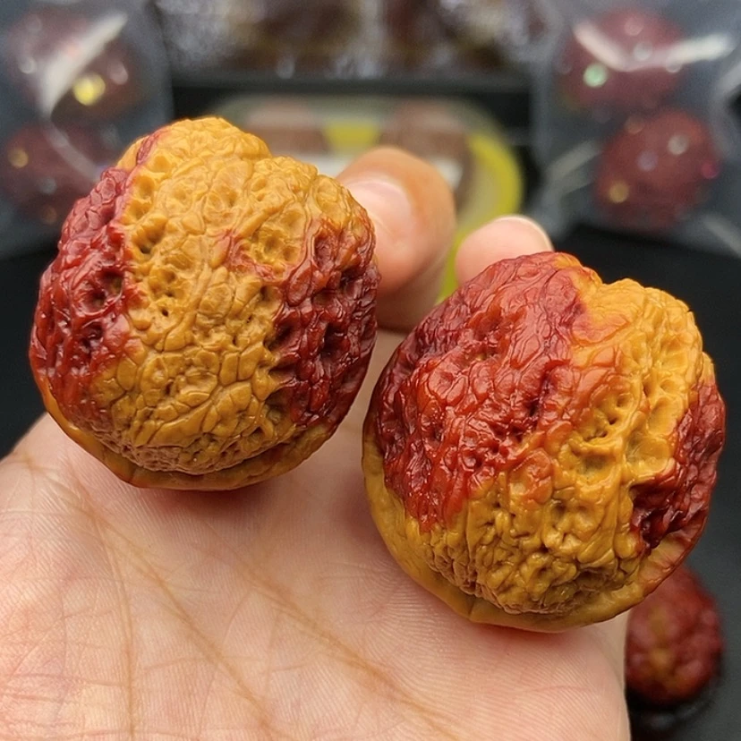 【闪购商品】把件文玩核桃38尺蛇皮球