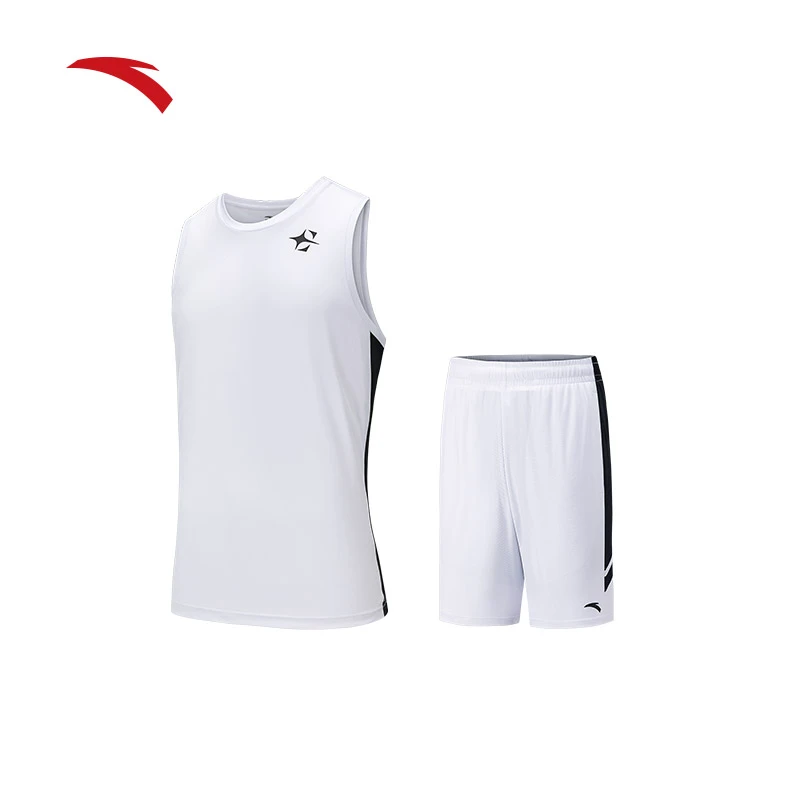 【大头专属】D46安踏篮球套装比赛服背心短裤篮球套装952521203