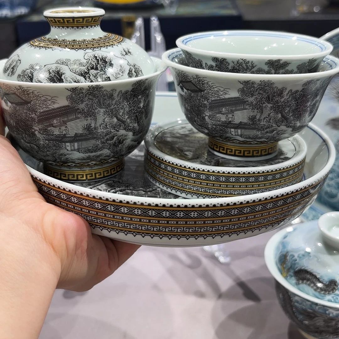 瓷片景德镇瓷器精品展示