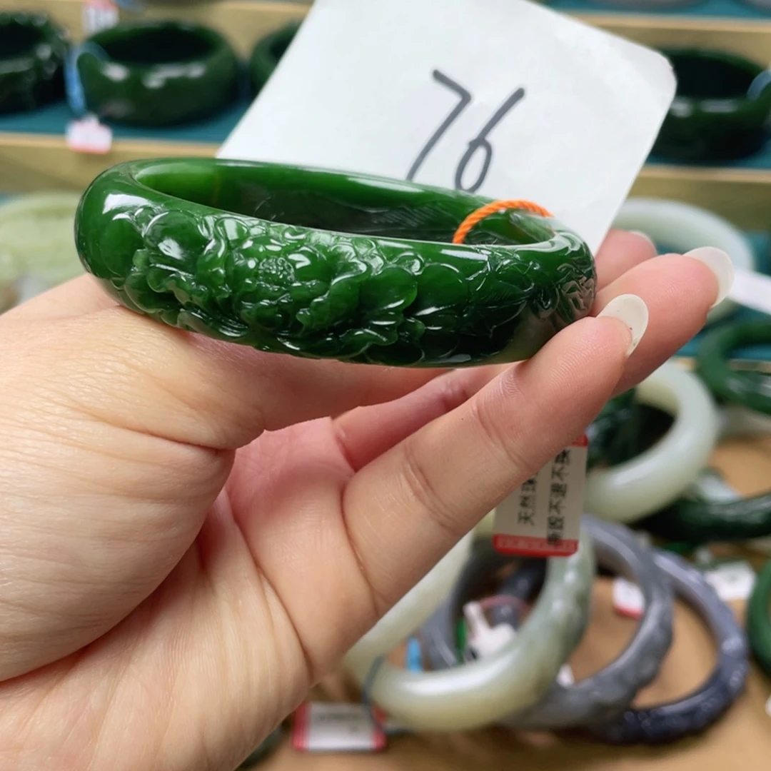 未镶嵌手镯和田玉圈口60