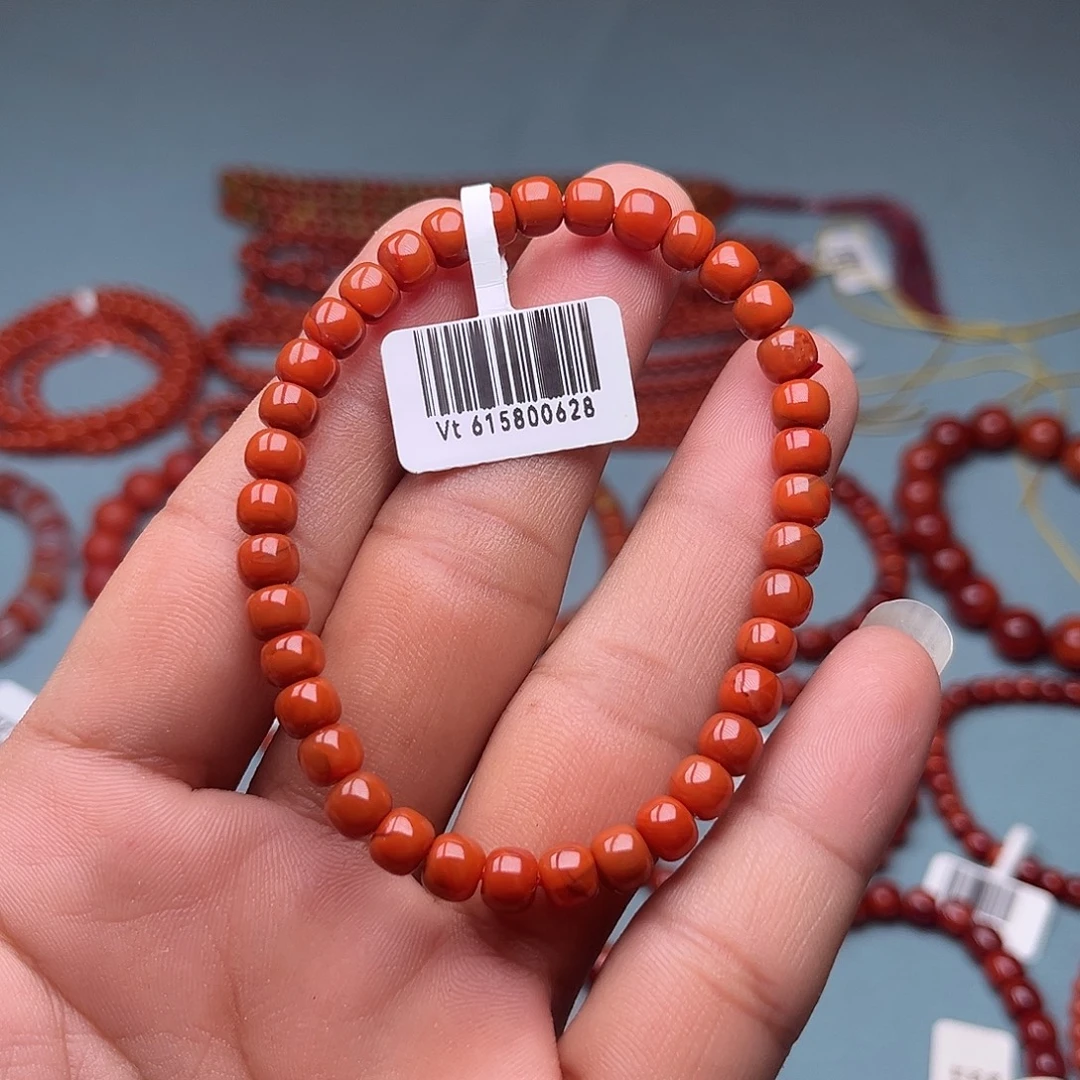 南红玛瑙未镶嵌手链老型卡6