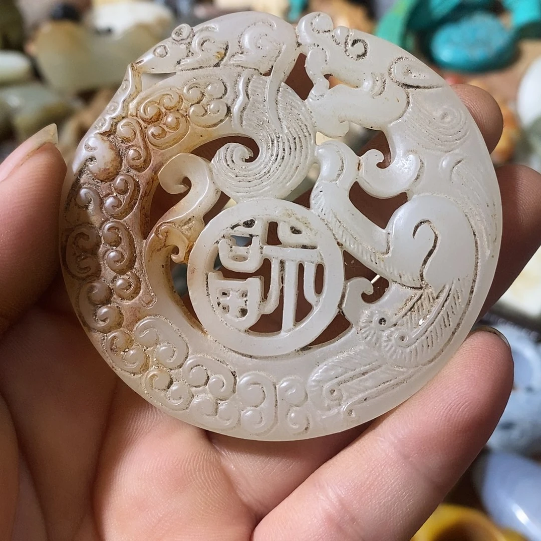 和田玉（糖玉）未镶嵌挂件