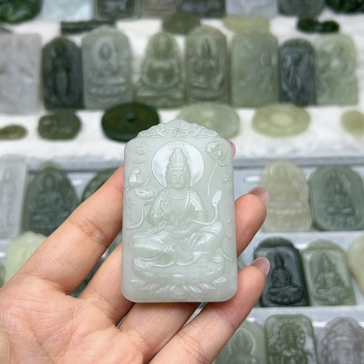 和田玉颈饰未镶嵌可**贺