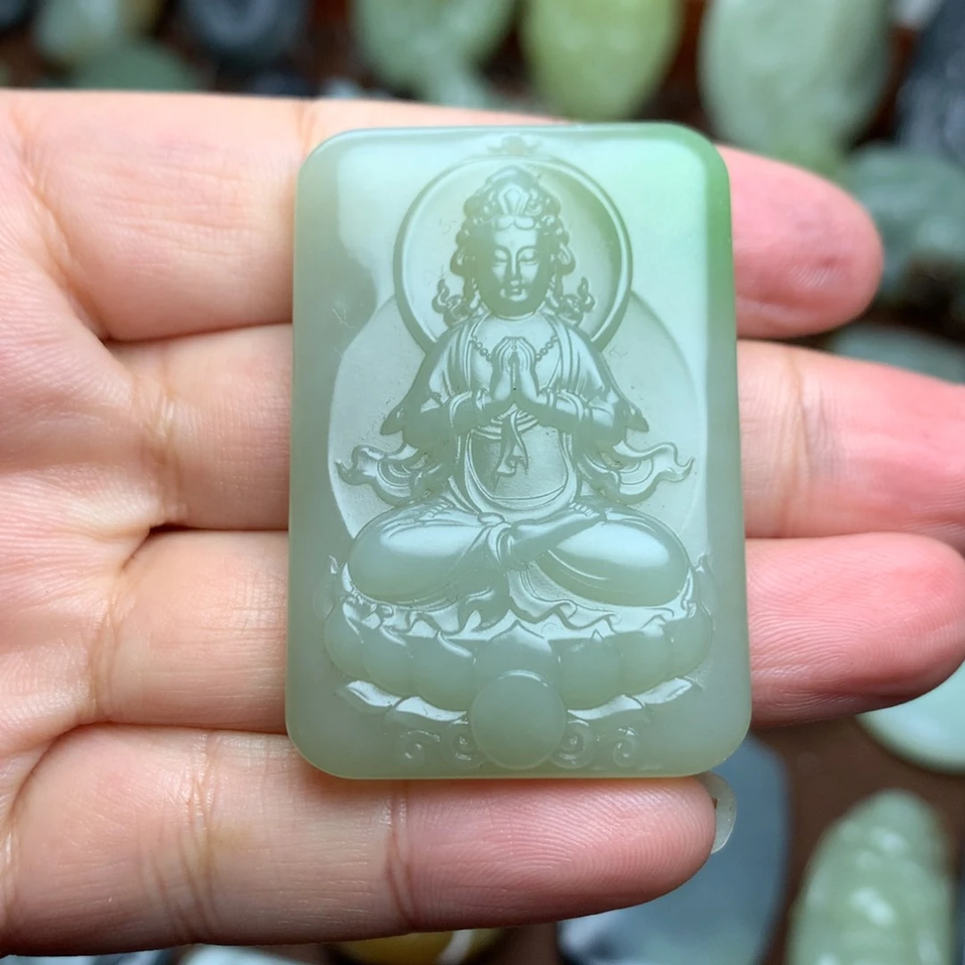 和田玉挂件未镶嵌