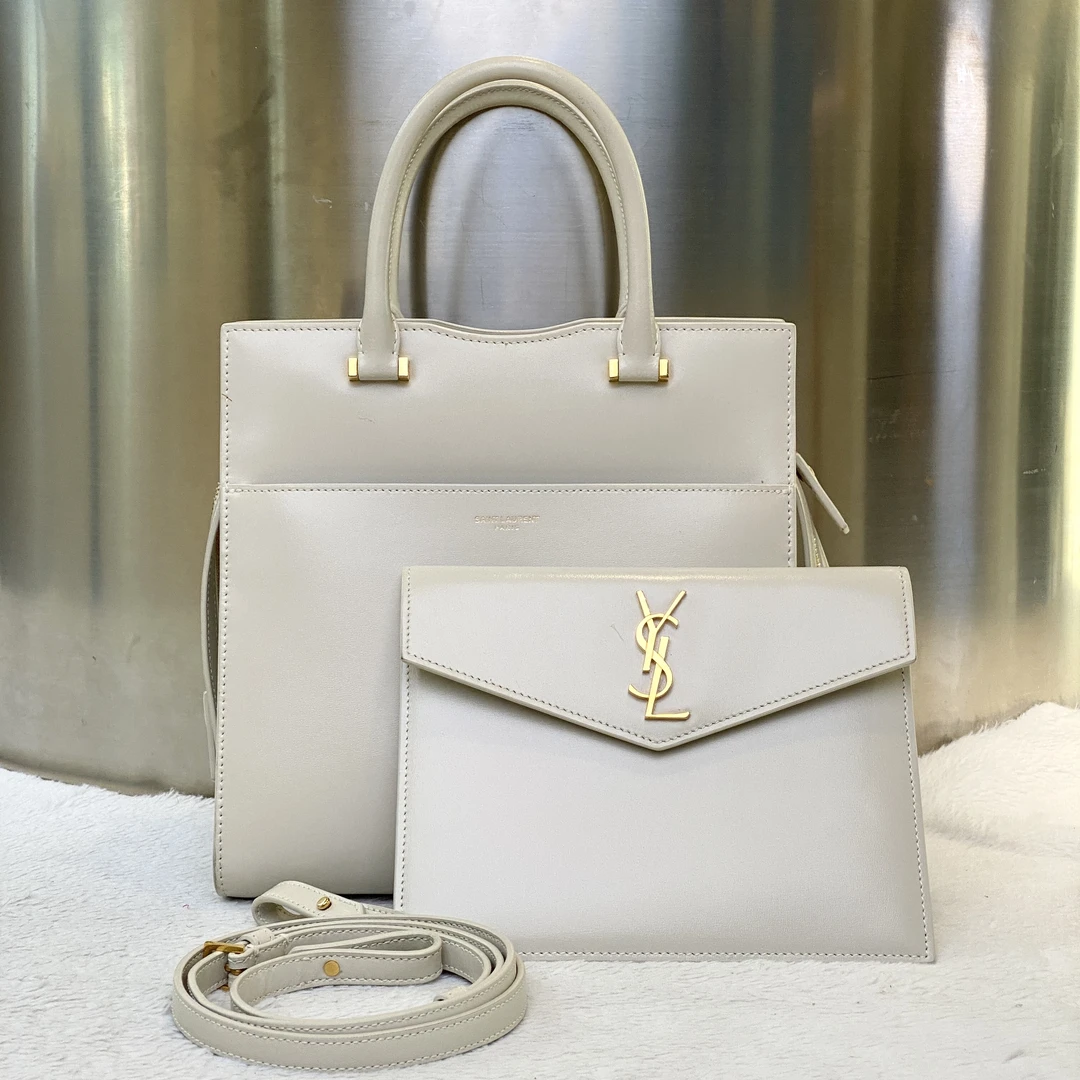 99新 YSL/圣罗兰 古有98新 YSL托特斜挎包0266