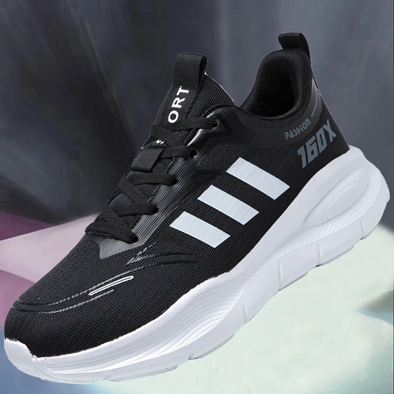 2025春夏季新款运动鞋男女情侣款减震四季飞织鞋超轻WD-861