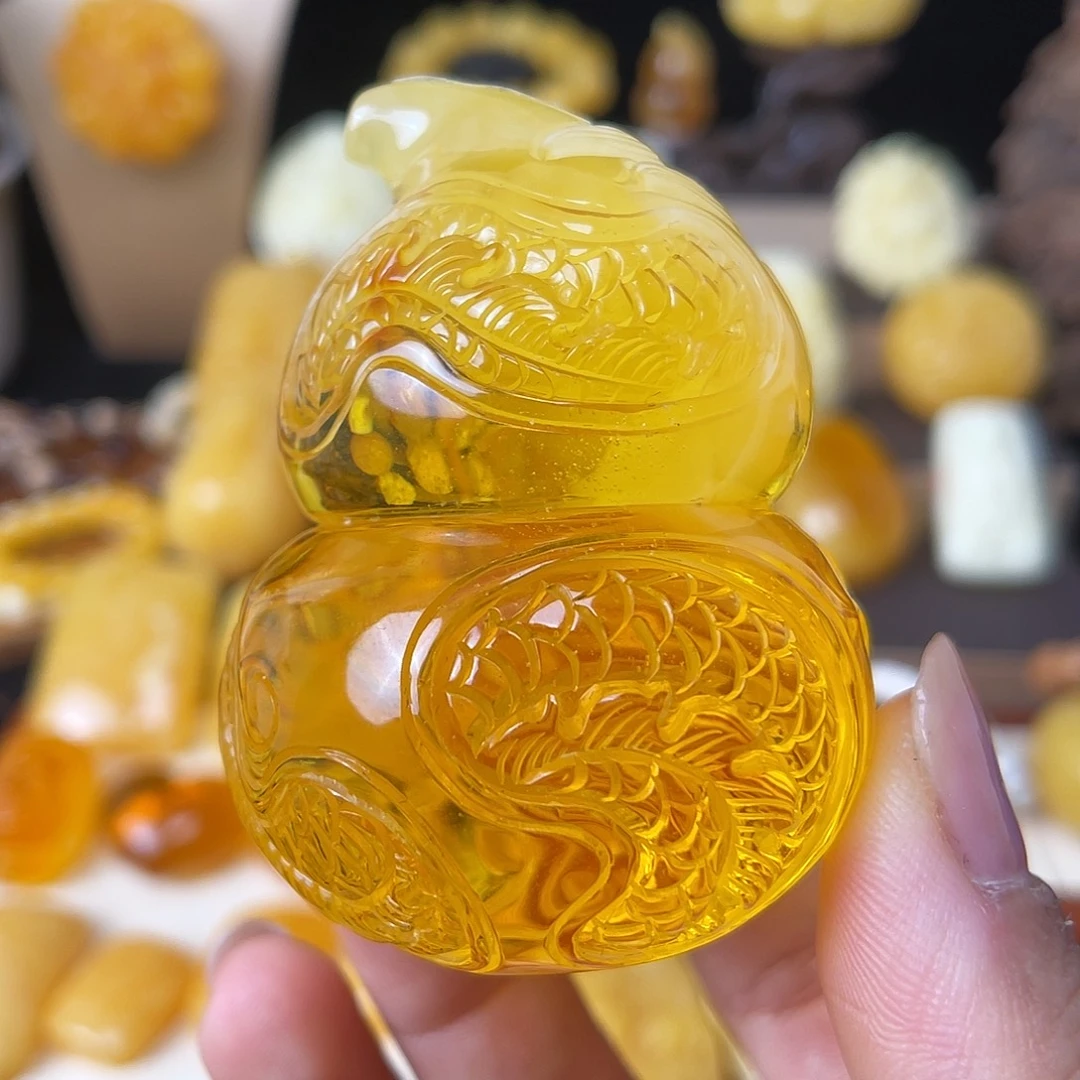 琥珀未镶嵌珠宝奇石