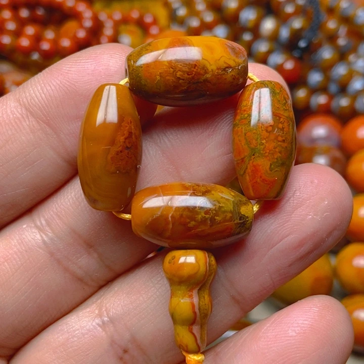 玛瑙/玉髓未镶嵌吊坠