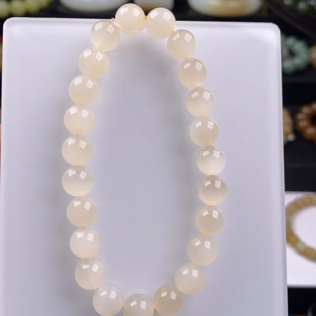 和田玉手串未镶嵌