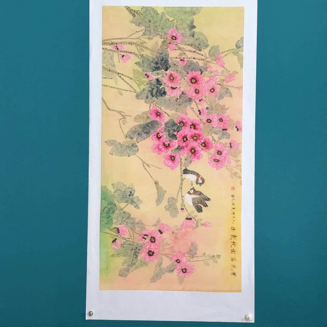 国画国画作品山水花鸟