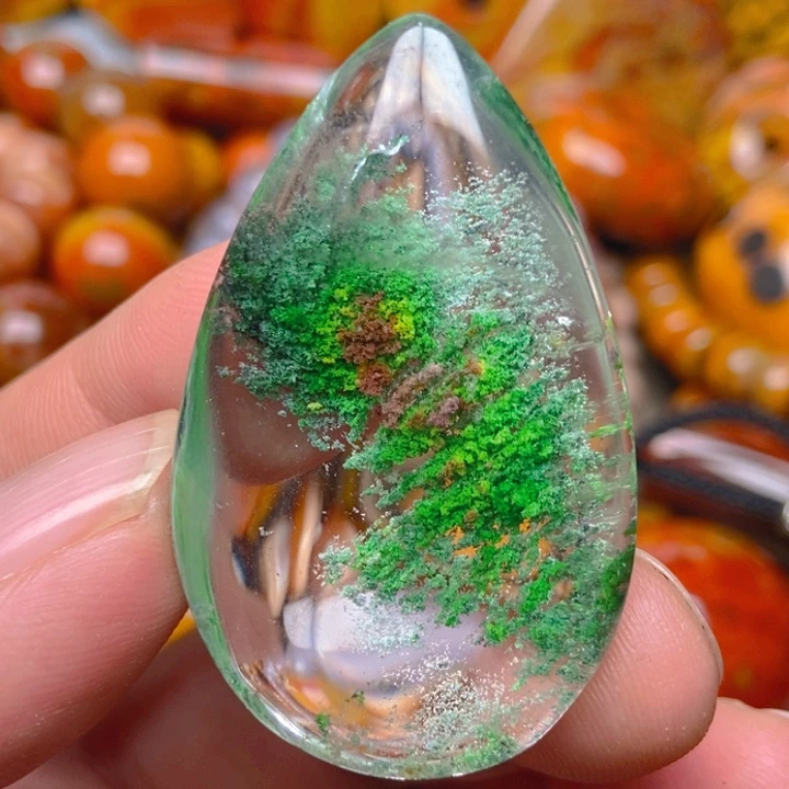 玛瑙/玉髓未镶嵌吊坠