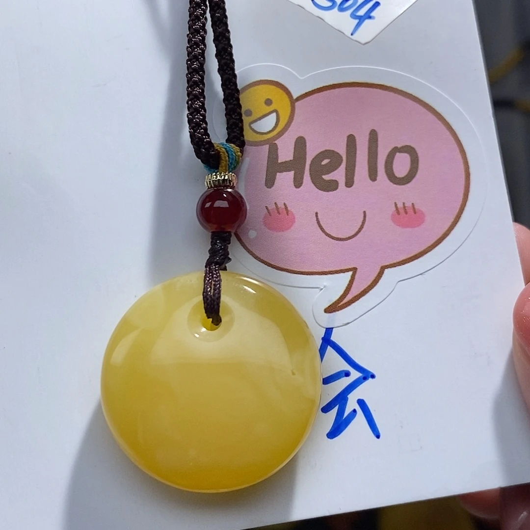 定制琥珀未镶嵌蜜蜡吊坠