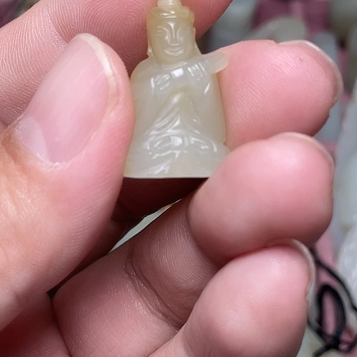 风***顺和田玉未镶嵌挂件