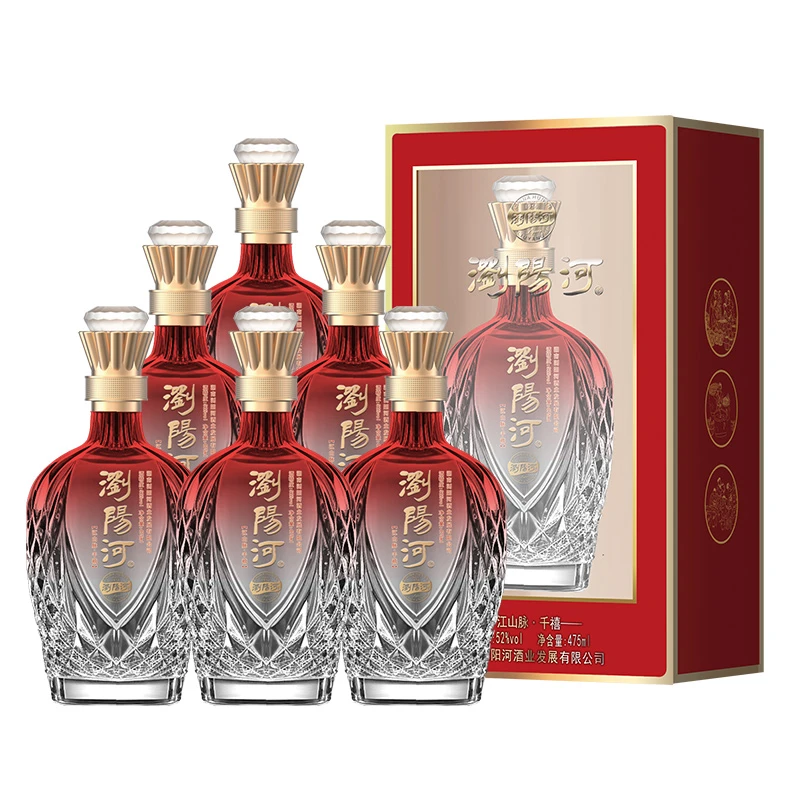 江山脉千禧52度整箱6瓶475ml