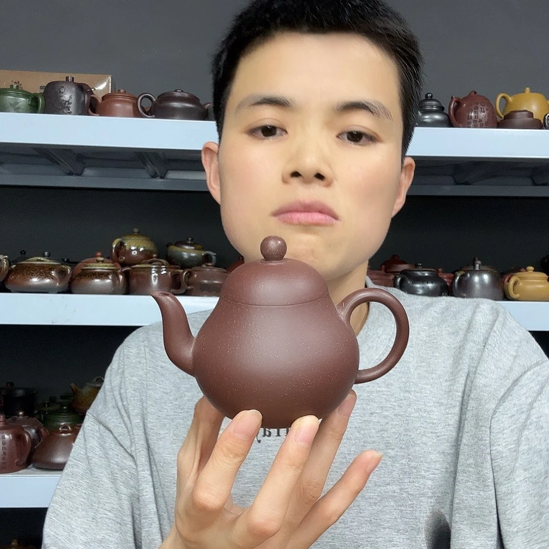 茶壶紫砂民间手艺人全手工制作