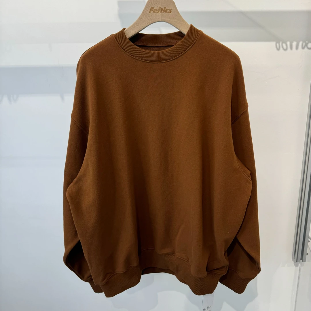 【海涛大叔】后背大标纯色毛圈卫衣F83TW51