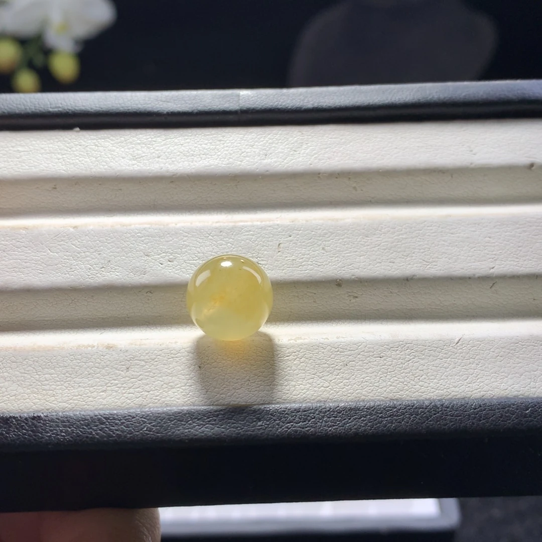 翡翠未镶嵌手链卡12冰芬达黄