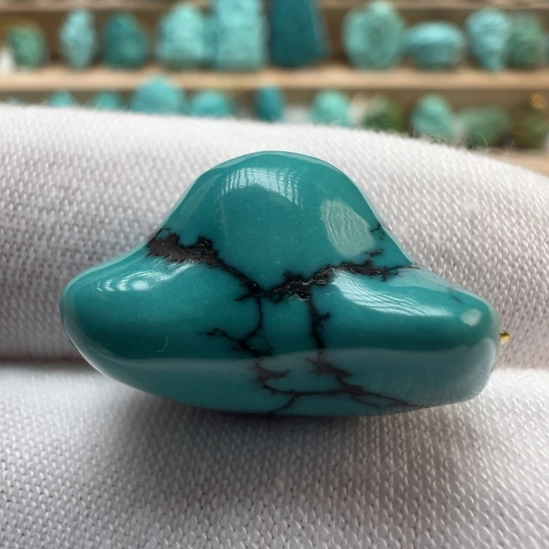 绿松石未镶嵌配饰12.3*19.5