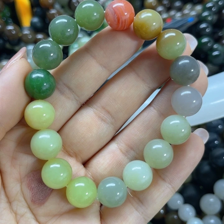 和田玉未镶嵌手链