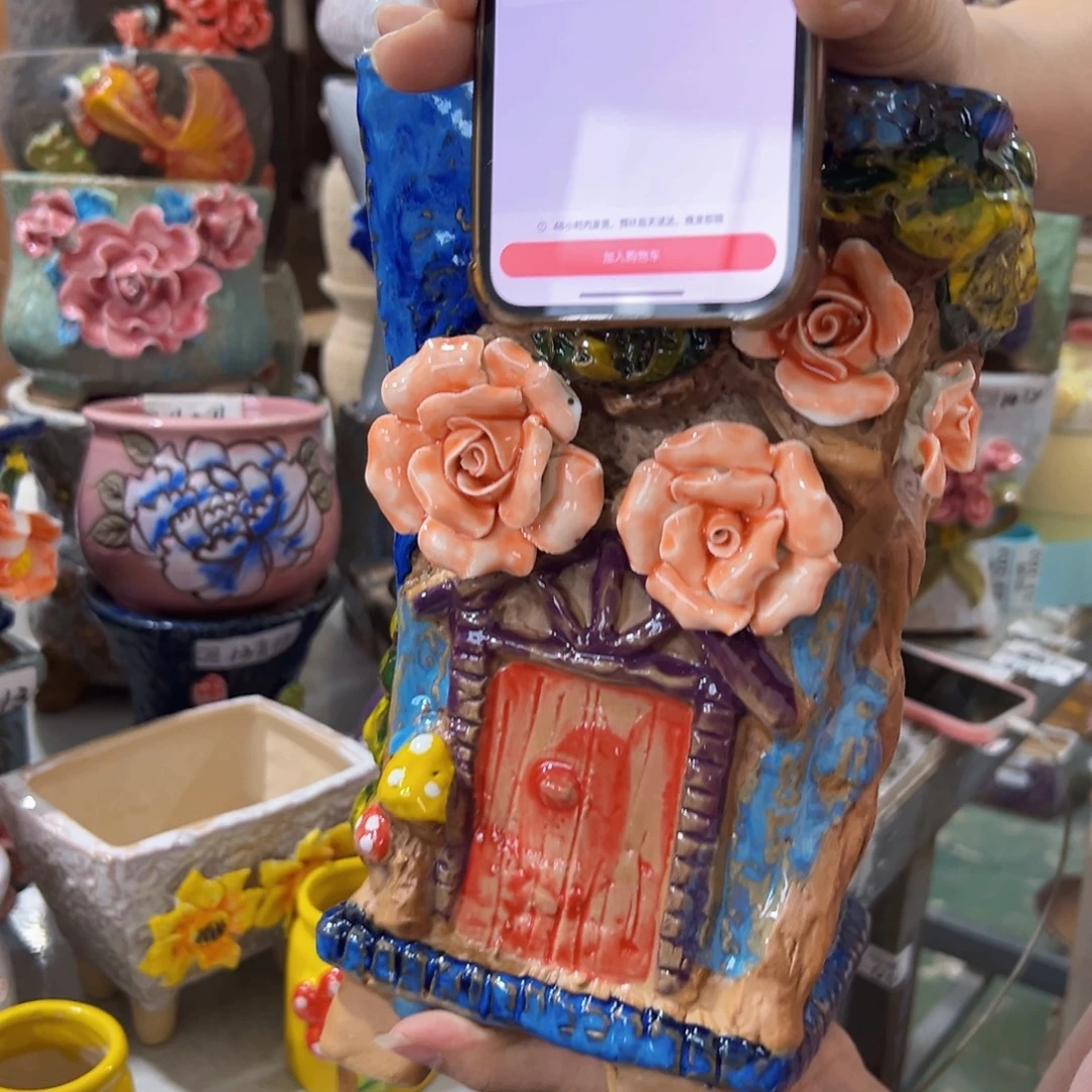 本场满100送一个花盆