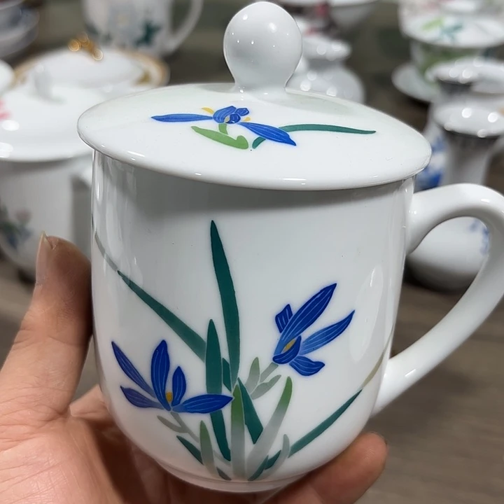 陶手绘杯子杯子杯子，杯子，杯子