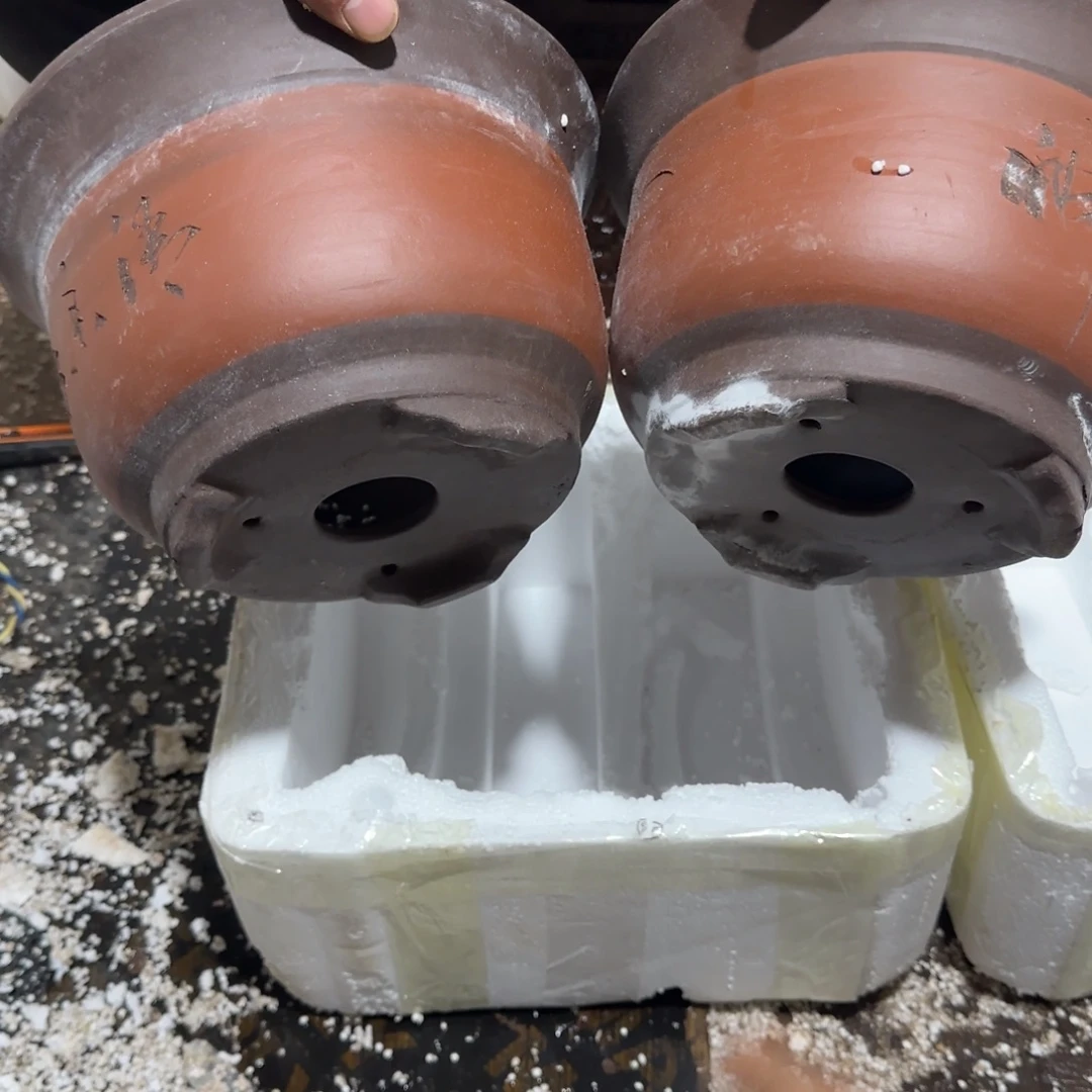 紫砂花盆口径14.10口径