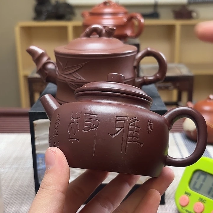 0***紫砂茶壶微瑕处理