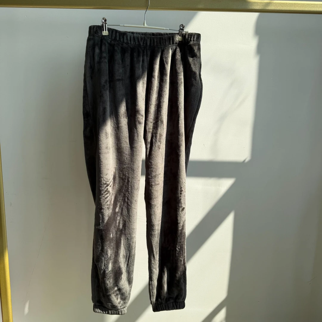 D2204 女士秋冬季珊瑚绒保暖家居睡裤