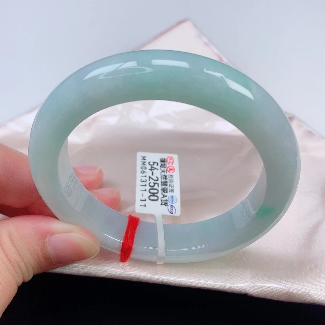 未镶嵌手镯翡翠54正圈