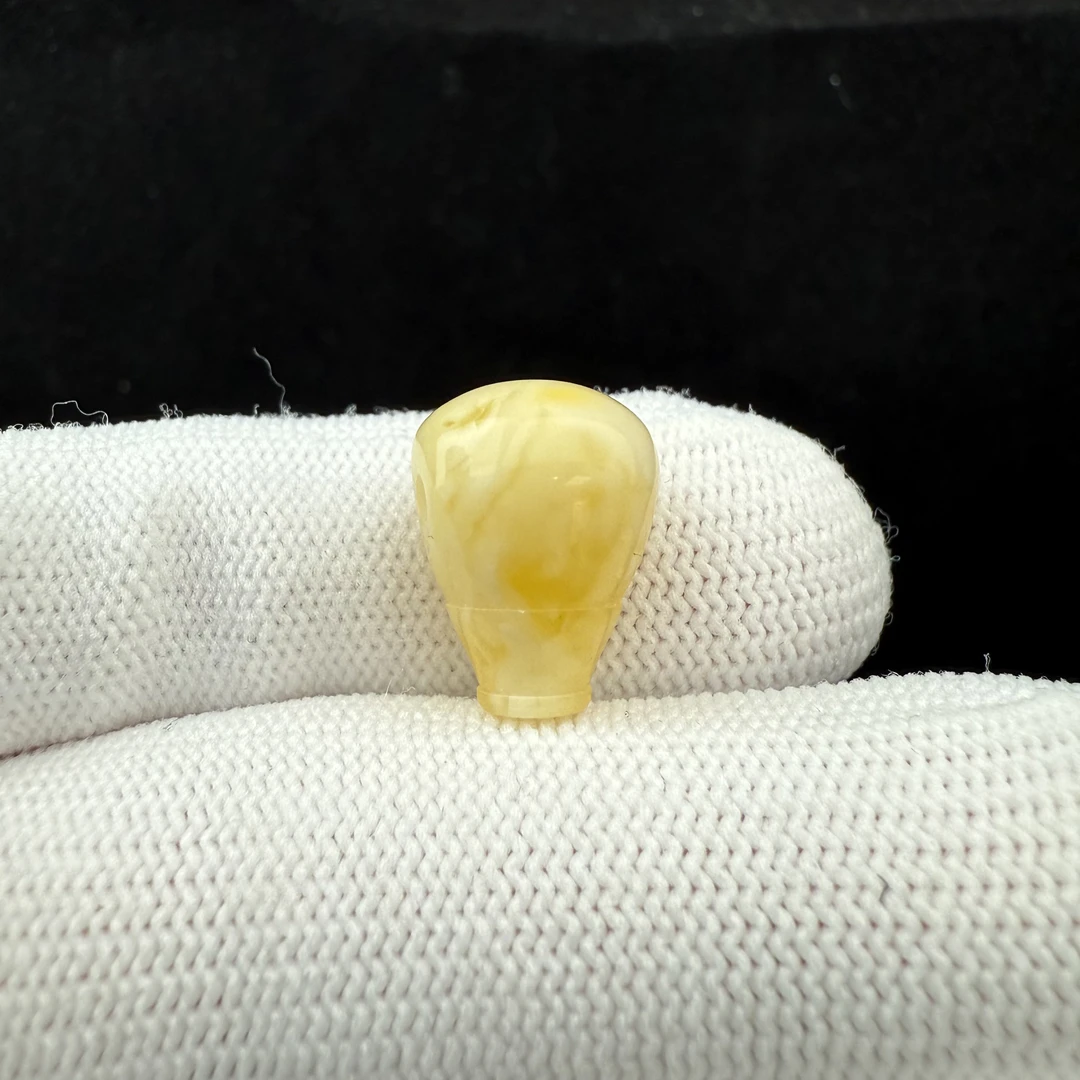 Z3766天然原矿蜜蜡 三通 11*15mm支持复检