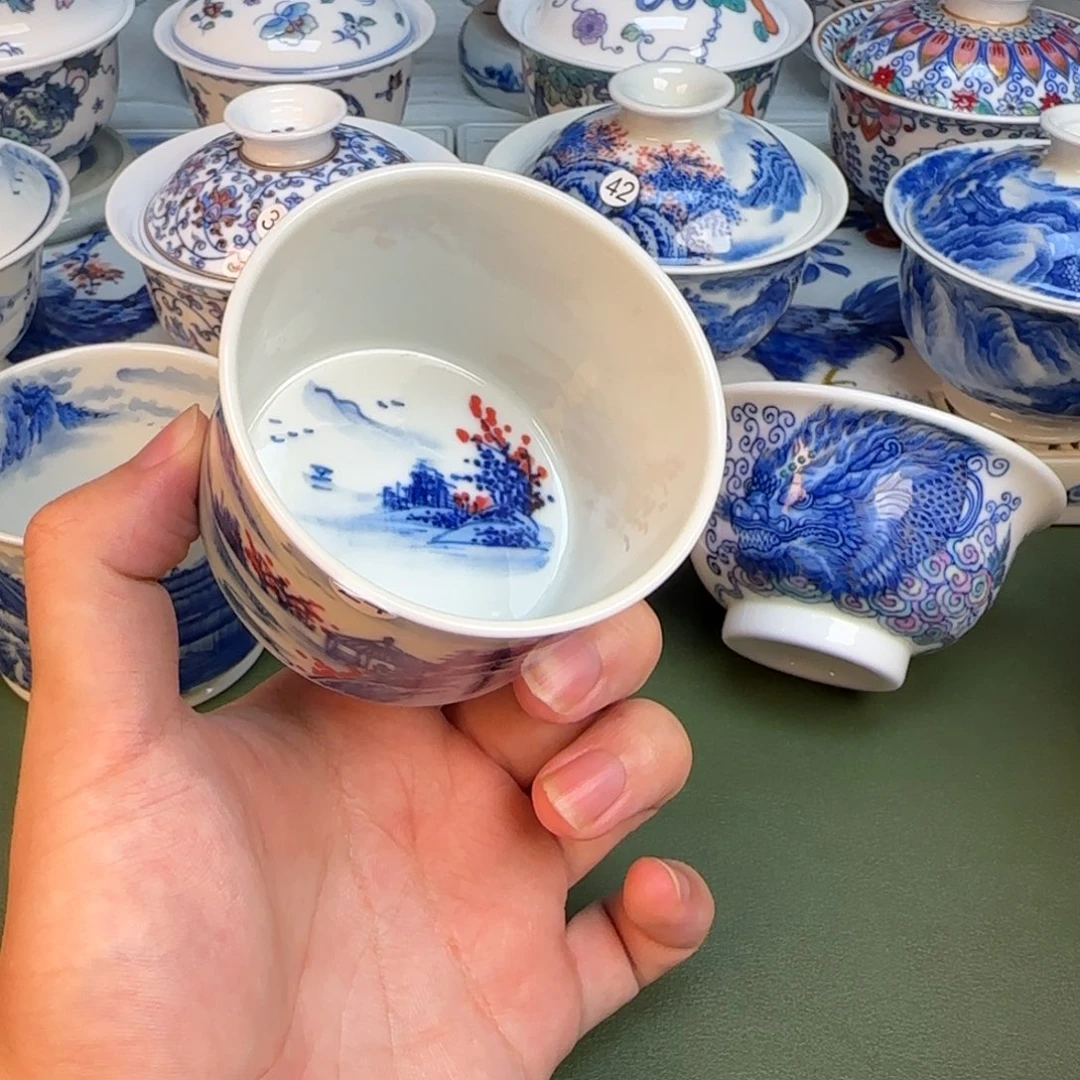 彦祖纯手工手绘茶具24