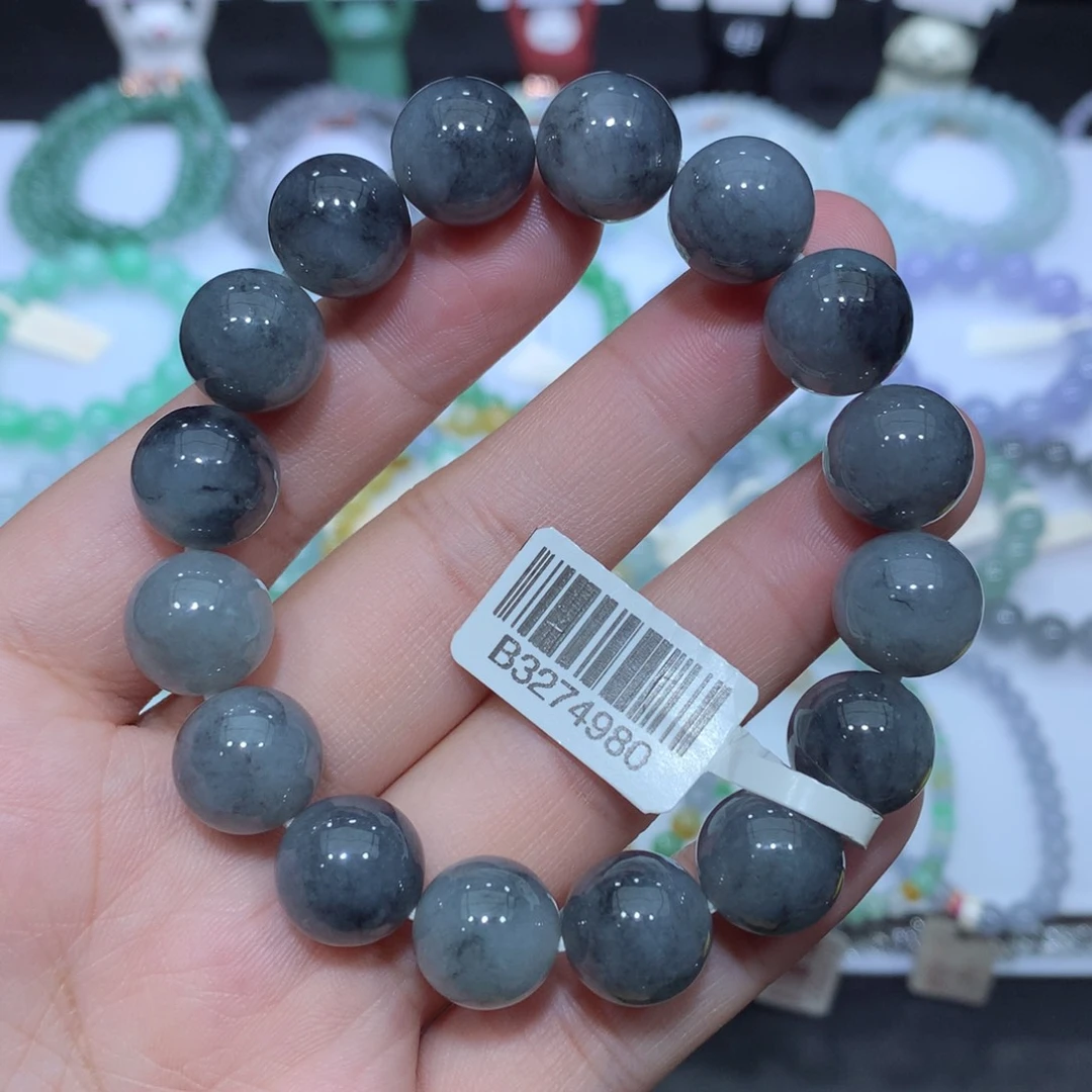 翡翠未镶嵌手串天然