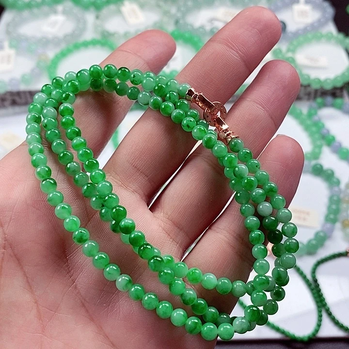 翡翠手链未镶嵌卡4.5