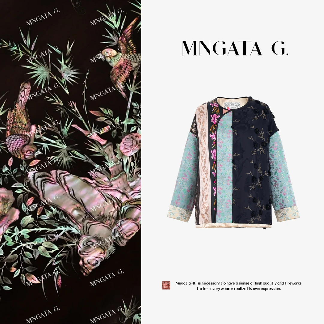 MNGATA G.宫小妍【百衲衣·天华锦】3M棉新中式中国风外套5052671
