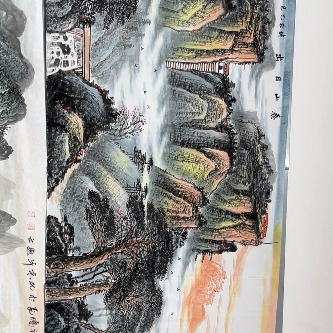 国画李*权宣纸手绘，手工作品