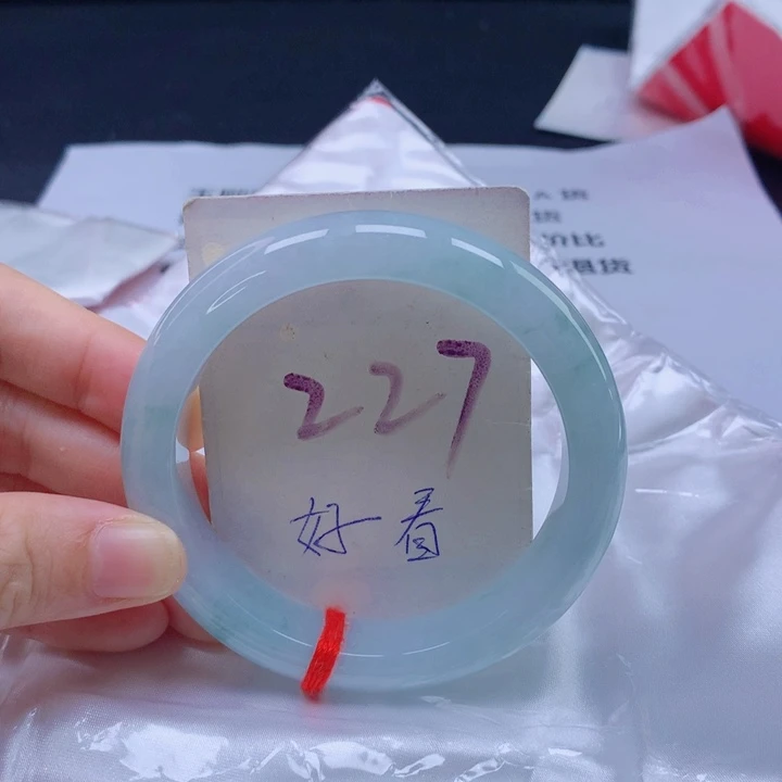未镶嵌手镯翡翠圈口565655