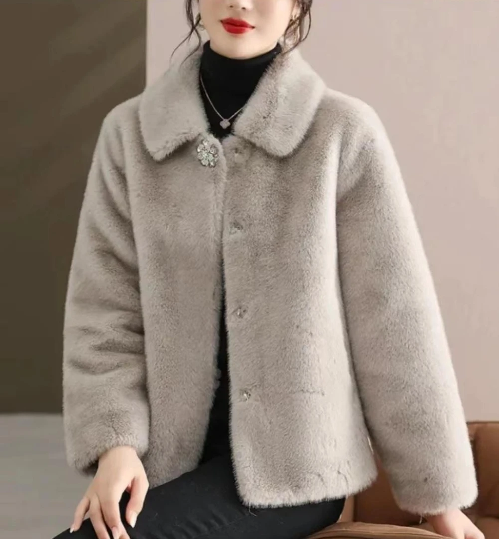 海宁慕派世家2023新款设计师气质时尚潮流女士冬季女装秋冬翻领