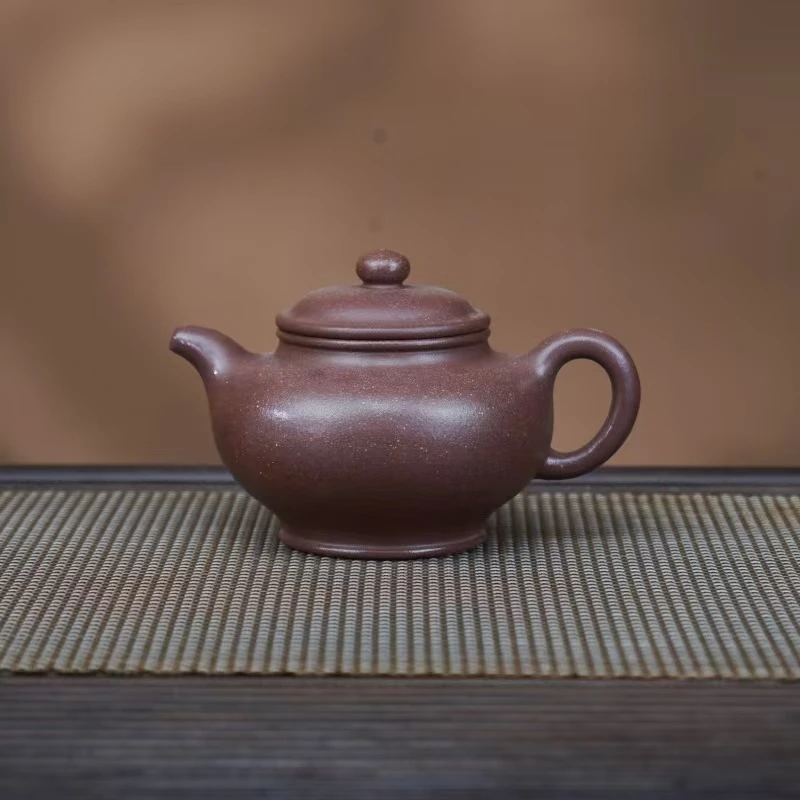 XLL4号井底槽青【掇只260CC】宜兴黄龙山原矿手工紫砂壶