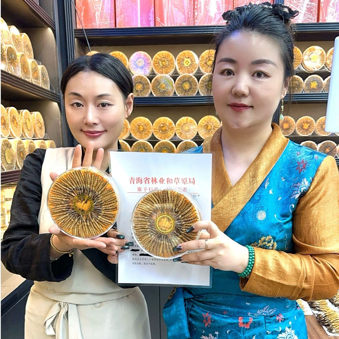 【大吐蕃真虫草三级草】正宗藏区2025头期冬虫夏草100根实木礼盒
