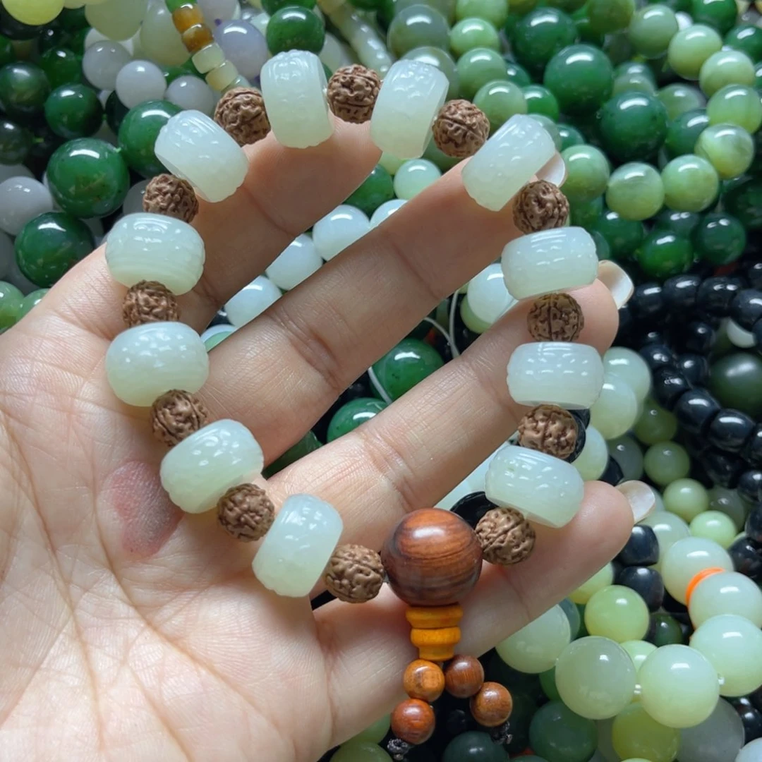 和田玉手链未镶嵌