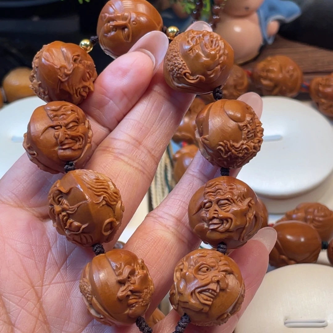 刘***乐橄榄核手串/手链乐群十八罗汉橄榄核手串