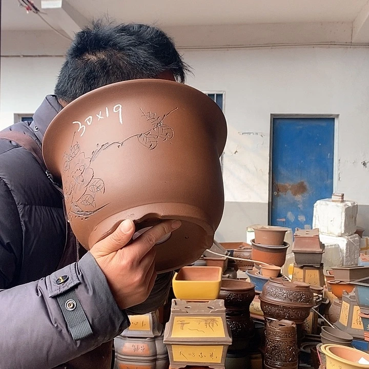 紫砂花盆紫砂工艺厂